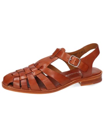 MELVIN & HAMILTON Skórzane półsandały "Margaret 2" w kolorze jasnobrązowym