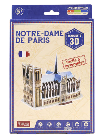 MGM 30-delige 3D-puzzel "Notre Dame Parijs" - vanaf 5 jaar