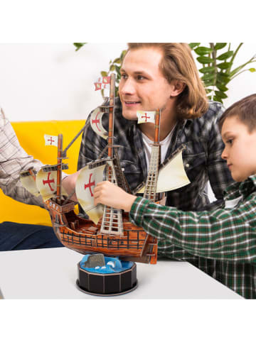 MGM 93-częściowe puzzle 3D "Bateau Santa Maria" - 6+