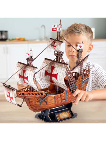 MGM 204-częściowe puzzle 3D "Bateau Santa Maria" - 8+