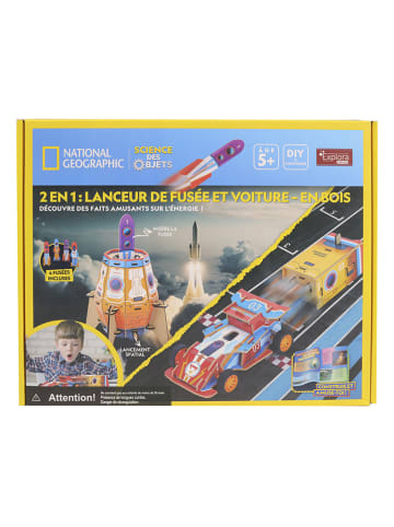 MGM 77-delige 2-in-1 constructiespeelgoedset "Raketwerrper en Auto" - vanaf 8 jaar