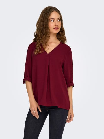 JDY Bluzka w kolorze bordowym