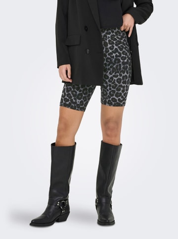 JDY Shorts in Schwarz/ Silber