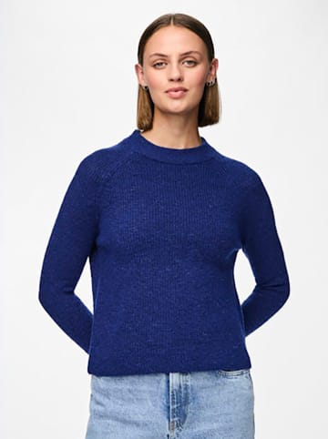 Pieces Sweter w kolorze granatowym