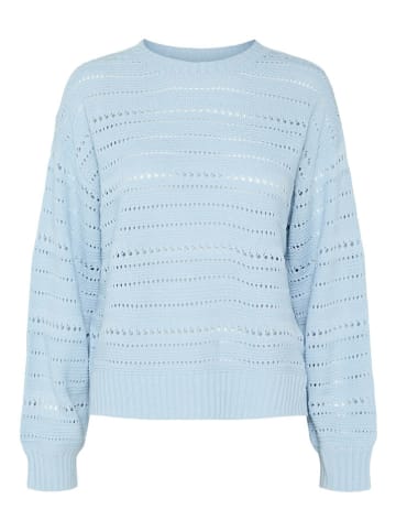 Pieces Pullover "Molly" in Hellblau