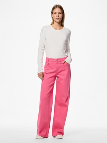 Pieces Dżinsy - Regular fit - w kolorze różowym