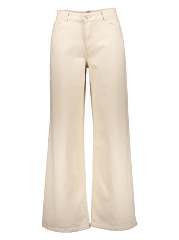 Pieces Dżinsy - Regular fit - w kolorze kremowym