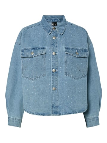 Pieces Jeanshemd "Tamra" in Hellblau