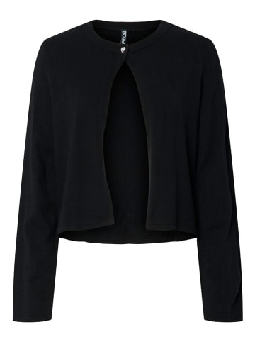 Pieces Kardigan "Orina" w kolorze czarnym