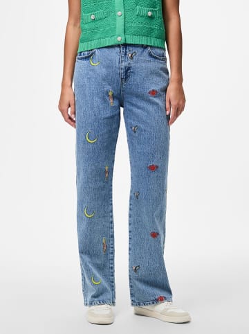 Pieces Dżinsy "Jidi" - Regular fit - w kolorze błękitnym