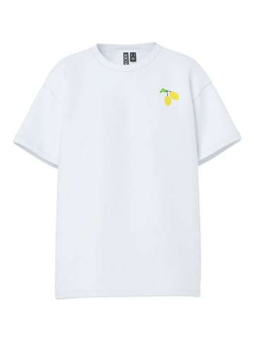 Pieces Shirt "Alifi" in Weiß/Bunt