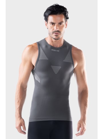 Iron-ic Functionele top "IRON-IC 4.0 KINETIK" grijs