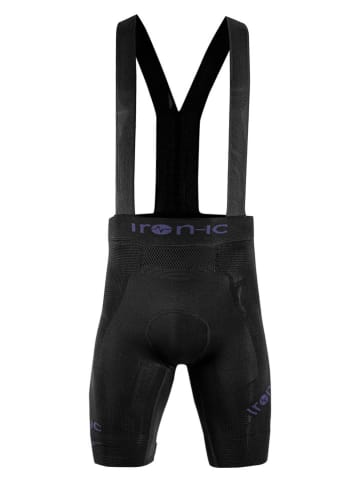 Iron-ic Szorty kolarskie "HERO 1.0" w kolorze czarnym
