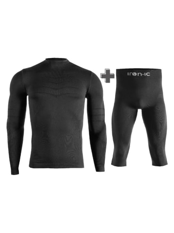 Iron-ic 2-delige outfit "IRN 2.3" zwart