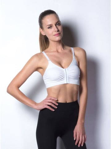 Iron-ic Biustonosz sportowy "IRON-IC 2.0" w kolorze białym
