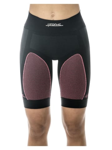 Iron-ic Funktionsshorts "IRON-IC 6.0" in Schwarz/ Rosa