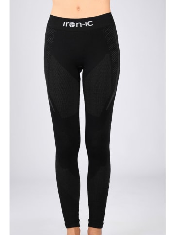 Iron-ic Funktionsleggings "IRN 3.3 IMPETUS" in Schwarz