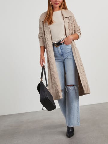 LA Angels Cardigan in Beige