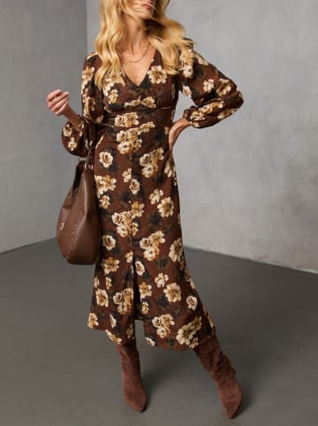 LA Angels Sukienka w kolorze brązowym