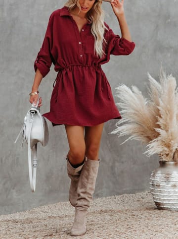 LA Angels Kleid in Bordeaux