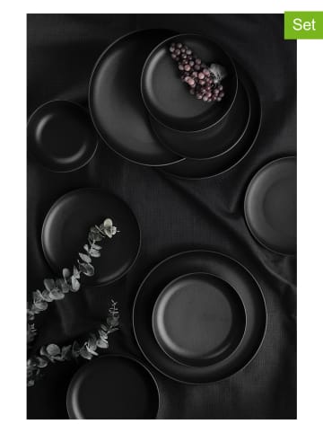 Hermia 24-delig combiservies zwart