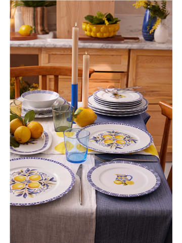 Hermia 26-delig combiservies wit/blauw/geel