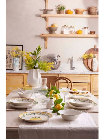 Hermia 24tlg. Kombiservice in Weiß/ Grün/ Gelb