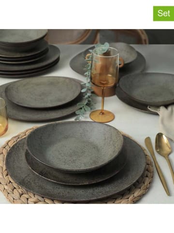 Hermia 18-częściowy zestaw w kolorze szarym