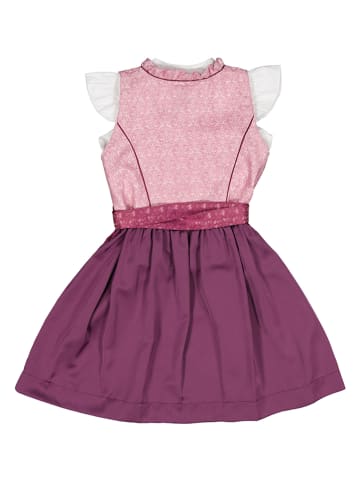 Isartrachten Dirndl in Lila/ Rosa