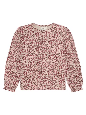 enfant Longsleeve in Beige/ Rot