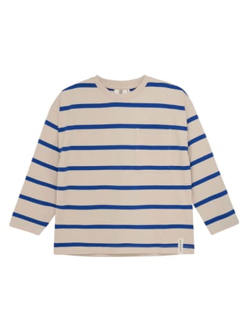 enfant Longsleeve beige/blauw