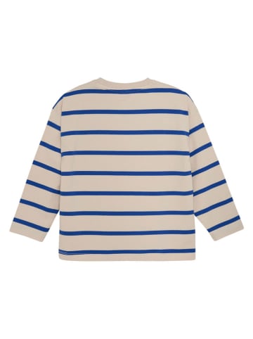 enfant Longsleeve beige/blauw