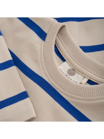 enfant Longsleeve beige/blauw