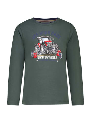Salt and Pepper Longsleeve "Tractor" in Khaki