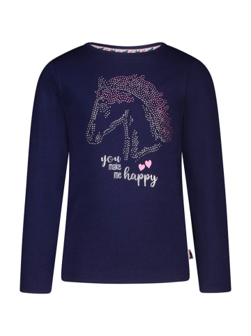 Salt and Pepper Longsleeve "Glitter horse" in Dunkelblau
