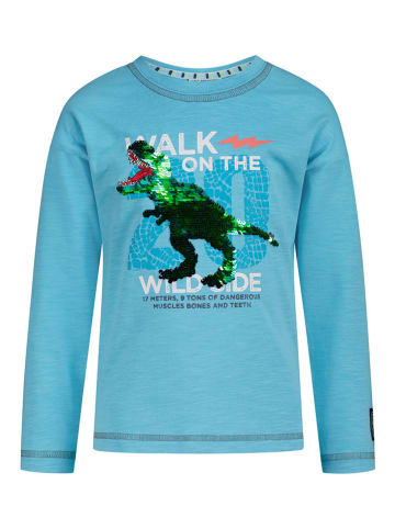 Salt and Pepper Longsleeve in Hellblau