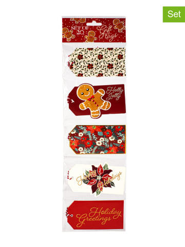 Tri-Coastal Design 20-delige set: geschenkhangers meerkleurig