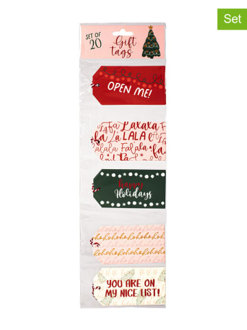 Tri-Coastal Design Etykiety prezentowe (20 szt.) ze wzorem