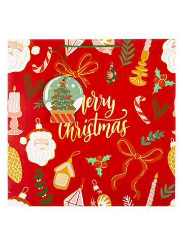 Tri-Coastal Design Torebka prezentowa w kolorze czerwonym - 40 x 43,5 cm