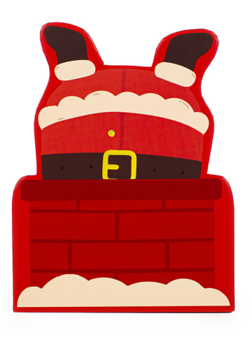 Tri-Coastal Design Pudełko prezentowe w kolorze kremowo-czerwonym - 25,2 x 19,3 cm