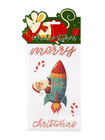 Tri-Coastal Design Fensteraufkleber in Rot/ Orange/ Grün - 5 Stück