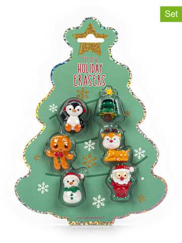 Tri-Coastal Design 6-delige set: gummen meerkleurig