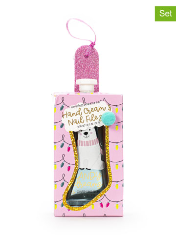 Tri-Coastal Design 2tlg. Set: Handcreme mit Nagelfeile in Pink