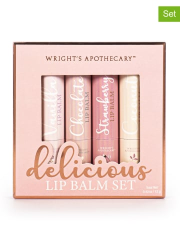 Tri-Coastal Design 4er-Set: Lippenbalsame - 4x 3 g