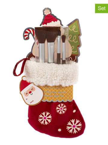 Tri-Coastal Design 4-delige set: make-up-penselen "Snowman" bruin