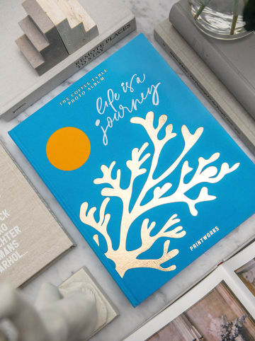 Printworks Fotoalbum ''Life is a Journey'' in Türkis - (B)27 x (H)33 x (T)5 cm