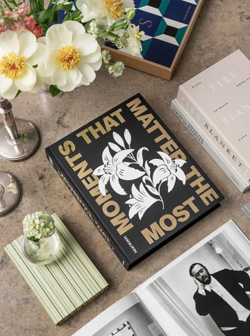 Printworks Fotoalbum ''Moments that Matters the Most'' in Schwarz - (B)27 x (H)33 x (T)5 cm