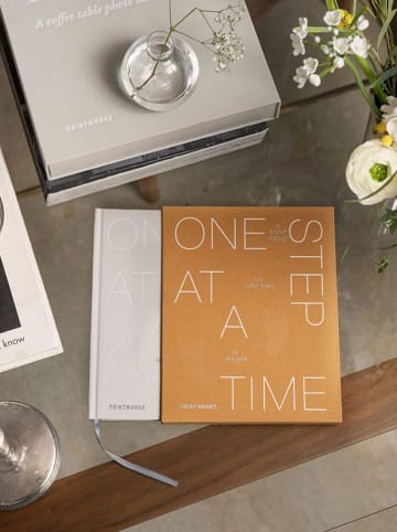 Printworks Księga pamiątkowa w kolorze kremowo-musztardowym - 18,8 x 23,6 x 2,4 cm