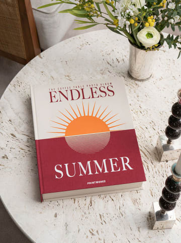 Printworks Fotoalbum ''Endless Summer'' in Beige/ Rot - (B)27 x (H)33 x (T)5 cm