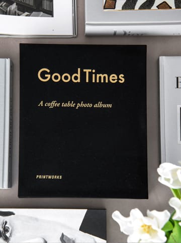 Printworks Fotoalbum ''Good Times'' in Schwarz - (B)26 x (H)31,5 x (T)5 cm